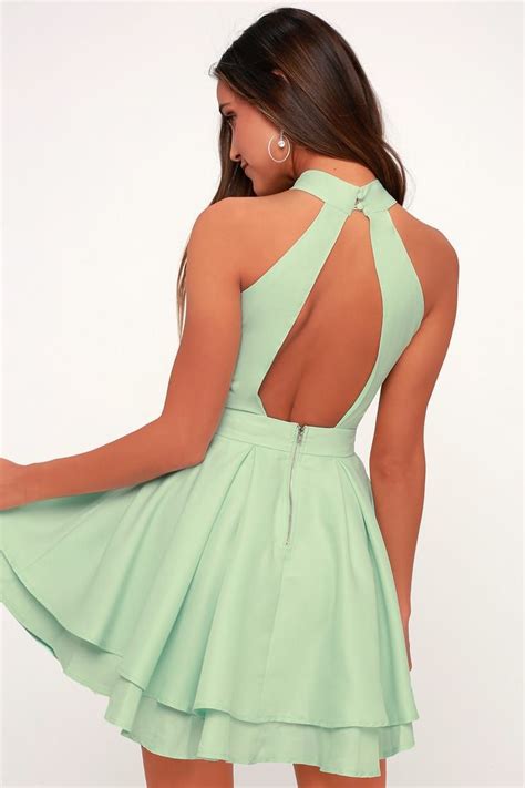 Makeup Mint Green Dress - DRESS BVG