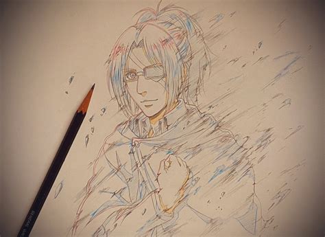 [Anime Spoilers] Hange illustration by Animator Uemi : r/ShingekiNoKyojin