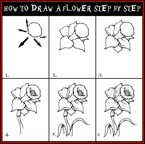 Rose Pencil Drawing Step By Step at PaintingValley.com | Explore collection of Rose Pencil ...