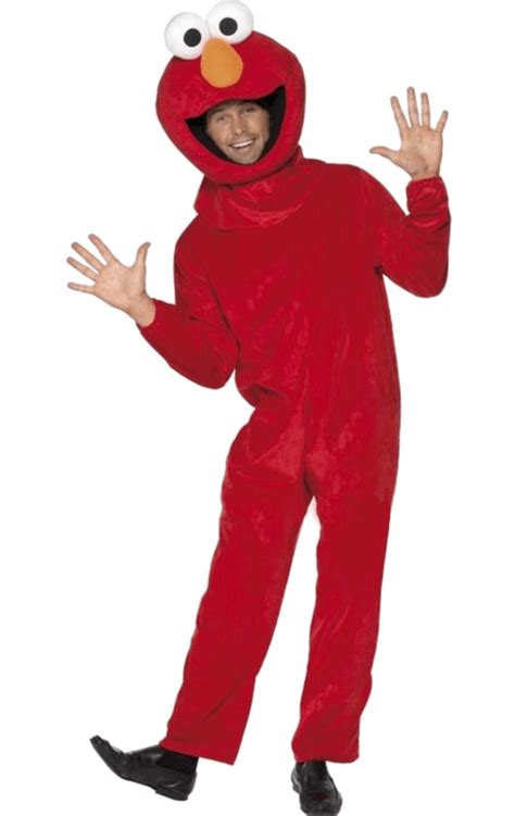 Adult Official Elmo Costume | Joke.co.uk