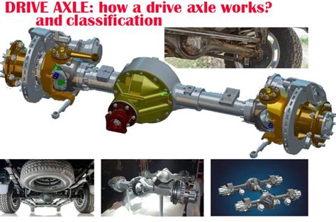 Drive axle: how a drive axle works, classification and requirement ...