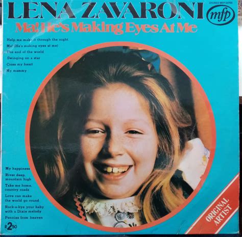 Lena Zavaroni – Ma! He's Making Eyes At Me (1974, Vinyl) - Discogs