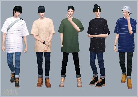 sims 4 item creation blog. | Männer outfit, The sims, Sims mods