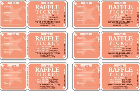 21+ Free Sample Raffle Ticket Templates in Different Formats