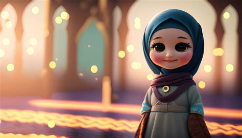 Muslimah Cartoon Background Images, HD Pictures And, 43% OFF