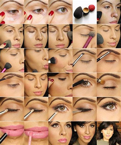 Full face makeup look | Full face makeup tutorial, Full face makeup steps, Face makeup steps