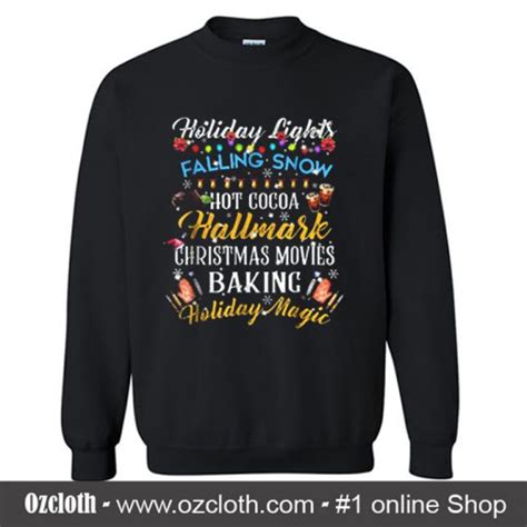 Holiday Lights Hallmark Christmas Sweatshirt