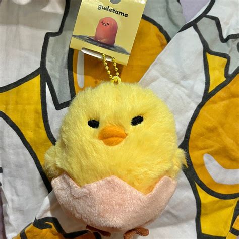 Sanrio Gudetama Shakipiyo Plush Charm Brand New, Hobbies & Toys, Toys & Games on Carousell