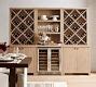 Modern Farmhouse 102" Wine Storage with Cabinets | Pottery Barn