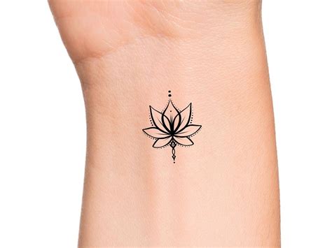 The most beautiful mini lotus flower tattoo tattoo designs you can get