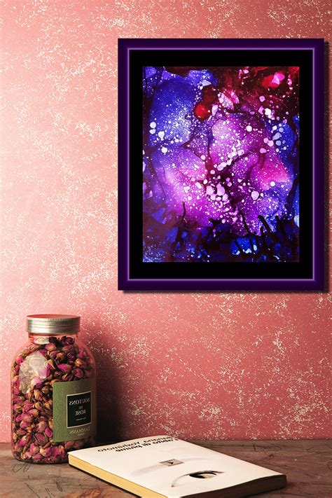 Cosmos Painting Astronomy Art Space Nebula Painting Night Sky | Etsy