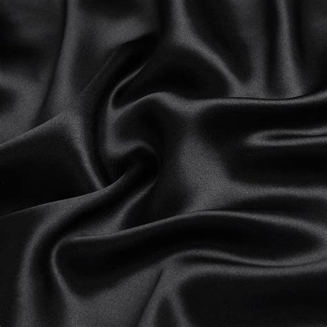 Black 100% Pure Silk Charmeuse Fabric Designer Solid Lining - Etsy