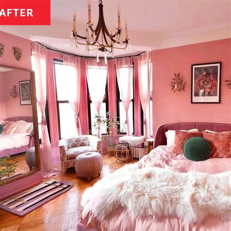 Pink bedroom | Glam bedroom, Vintage apartment, Bedroom makeover