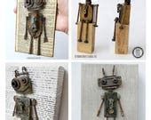 Robot Art Retro Robot Sculptures & Steampunk by RobinDavisStudio