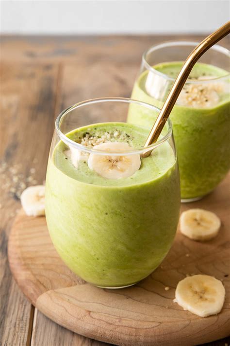 Spinach Banana Smoothie - Jar Of Lemons