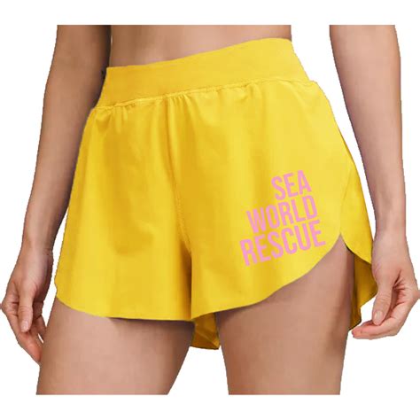 SeaWorld Rescue Orange/Pink Yellow Junior Shorts - SeaWorld Parks & Entertainment Shop