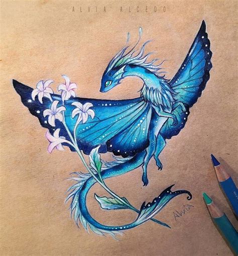 Mythical Dragon Drawing