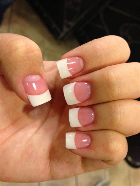 Pin by Katie Paskash on Nails | White tip nails, White tip acrylic nails, French tip acrylic nails