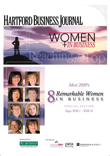 Women In Business 2009 | Hartford Business Journal's 8 Remarkable Women for 2009 | Hartford ...