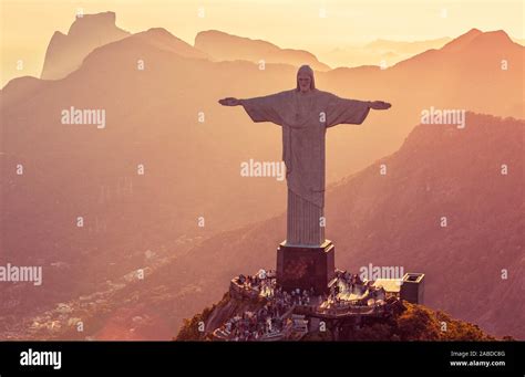 Christ redeemer aerial hi-res stock photography and images - Alamy