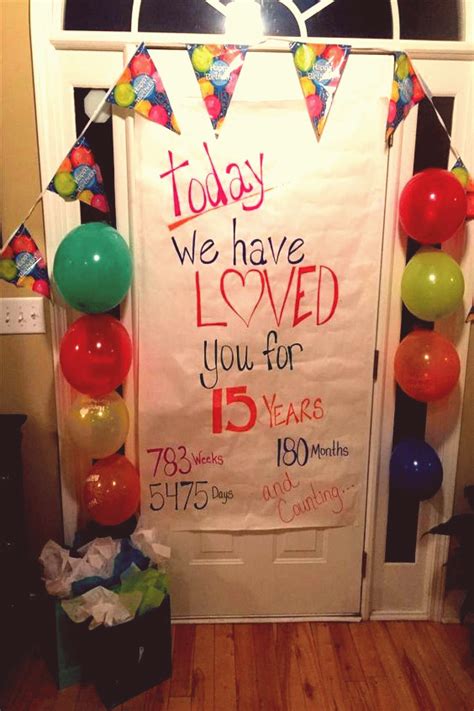 15th Birthday Surprise 15 years and counting Traditions | Surprise ...