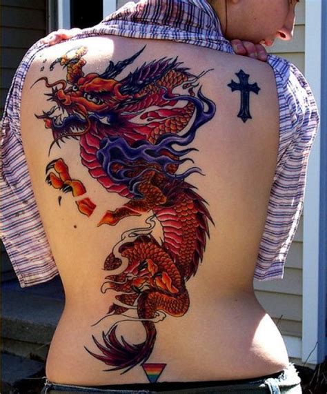 Examples of Popular Dragon Tattoo Designs and Placements | Dragon tattoo colour, Dragon tattoo ...