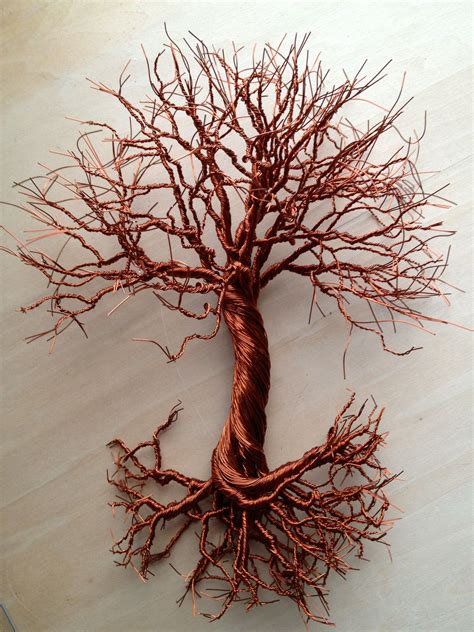 Copper Wire Collection by TwistedForest on Etsy | Wire tree sculpture ...