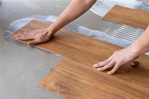 How To Install Non Click Vinyl Plank Flooring - Home Alqu