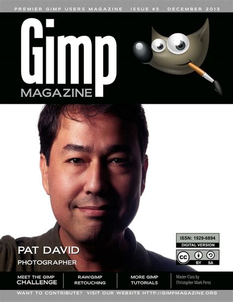 Pat David: GIMP Magazine Issue 5 Released