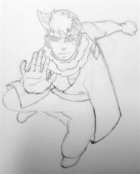 Older Kawaki Sketch : r/Boruto