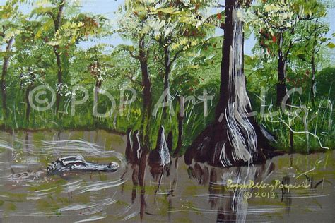 swamp gator | Painting projects, Painting, Art