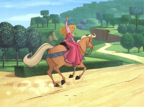 Disney Princess Photo: Aurora and Buttercup | Disney horses, Disney ...