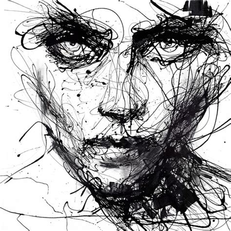 7 Black and White Art Prints to Add to Your Home ... | Scribble art, Drip painting, Agnes cecile