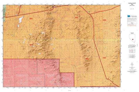 Nevada Hunting Unit 252 Topo Maps - HuntersDomain