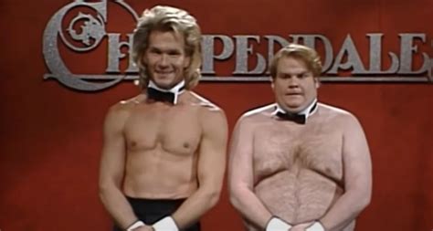 SNL's Chippendales Audition Featuring Patrick Swayze and Chris Farley ...