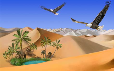 Desert Oasis Wallpapers - Wallpaper Cave