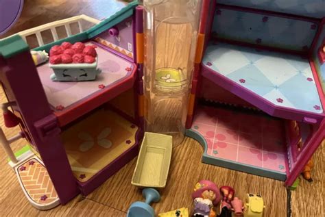VINTAGE POLLY POCKET House With Elevator 2002 With Extras $30.00 - PicClick