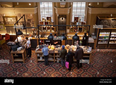 Cafe area of the Birmingham Museum and Art Gallery, city centre ...