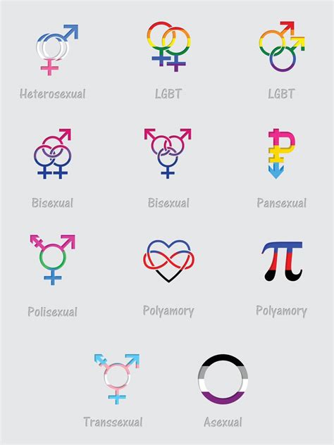 Sexual orientation symbols and flags Stock Image | VectorGrove ...