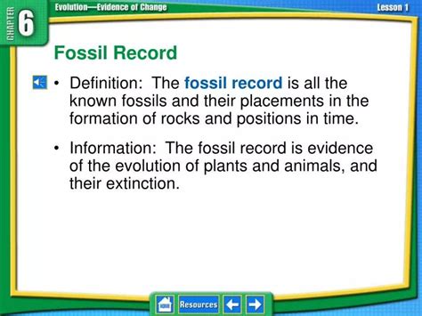 PPT - Fossil Record PowerPoint Presentation, free download - ID:3100532