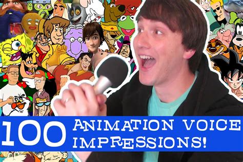 100 Cartoon Voice Impressions (IN 13 MINUTES!) by Mason Smith ...