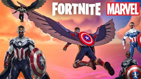IS YOU READY?! - Sam Wilson Captain America Fortnite Montage!! (Chapter 4 S1&2) - YouTube