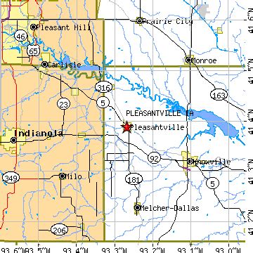 Pleasantville, Iowa (IA) ~ population data, races, housing & economy