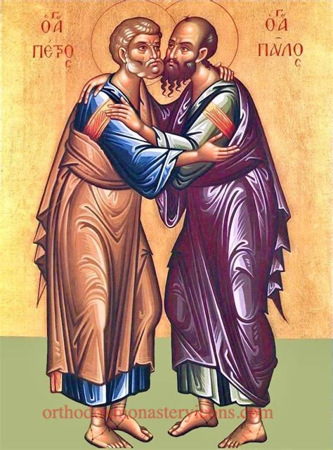 Orthodox icon of Saints Peter and Paul the Apostles (1) – orthodoxmonasteryicons.com