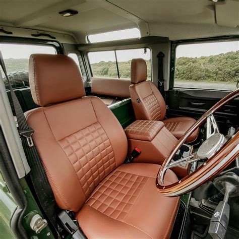 Genuine Land Rover Defender Front Seat Covers - Velcromag