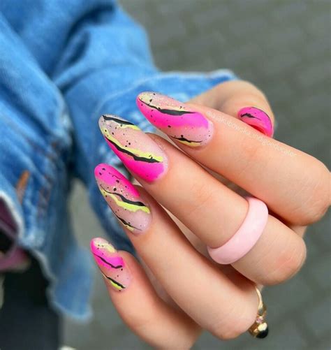 40+ Pretty Ideas for Pink and Yellow Nails that Turn Heads - Nail Designs Daily