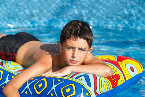 Boy in swimming pool by artush Vectors & Illustrations with Unlimited ...