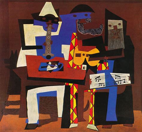 Picasso: Three Musicians 1921 | Picasso artwork, Picasso art, Cubist art