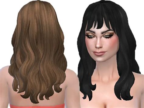 The Sims Resource: Ombre hair recolor by TrudieOpp - Sims 4 Hairs