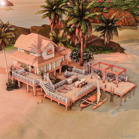 The Sims 4 Point View Island - The Sims 4 Island House